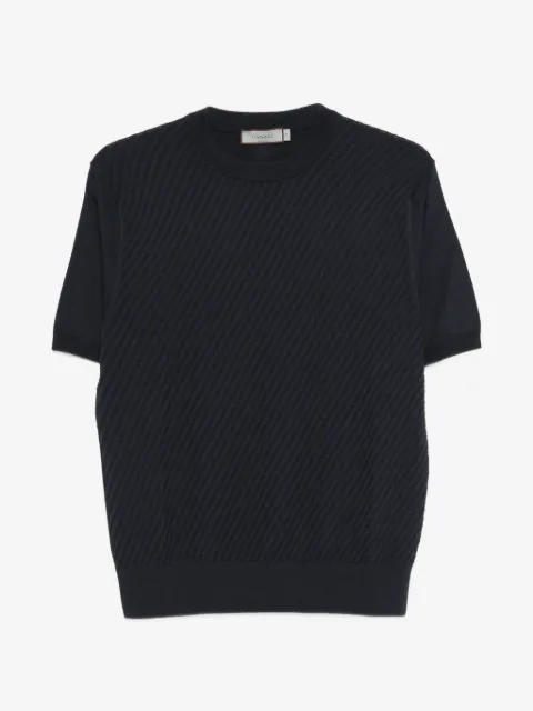 Canali textured short-sleeve T-shirt