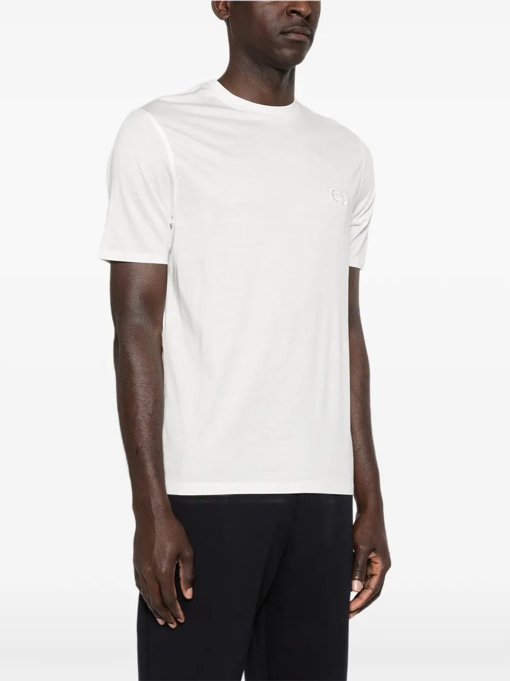 Emporio Armani T-shirt met logo Wit
