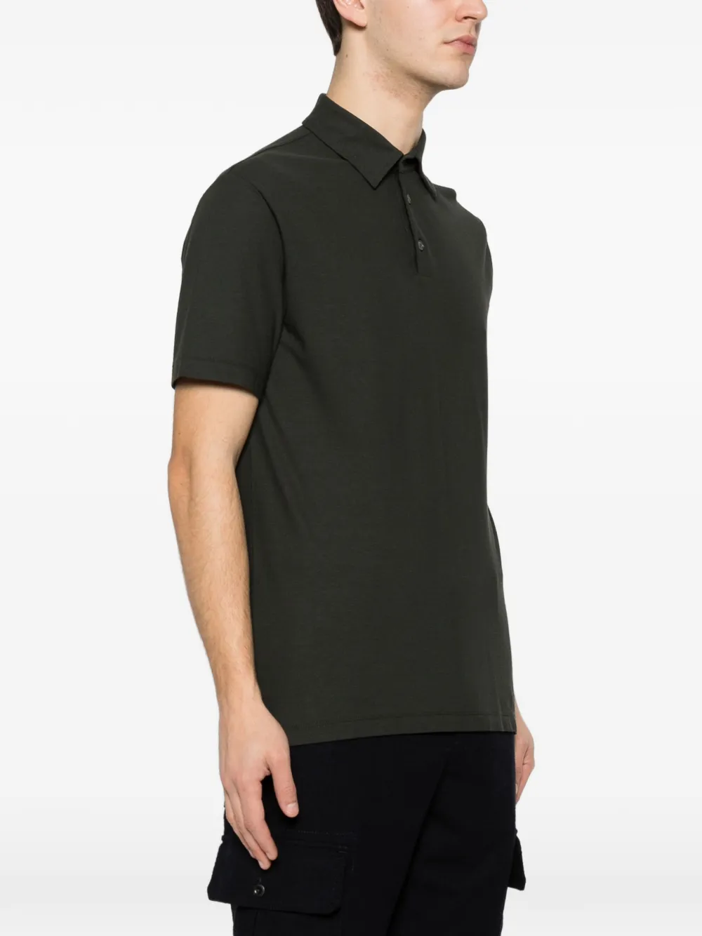 Zanone Poloshirt Groen