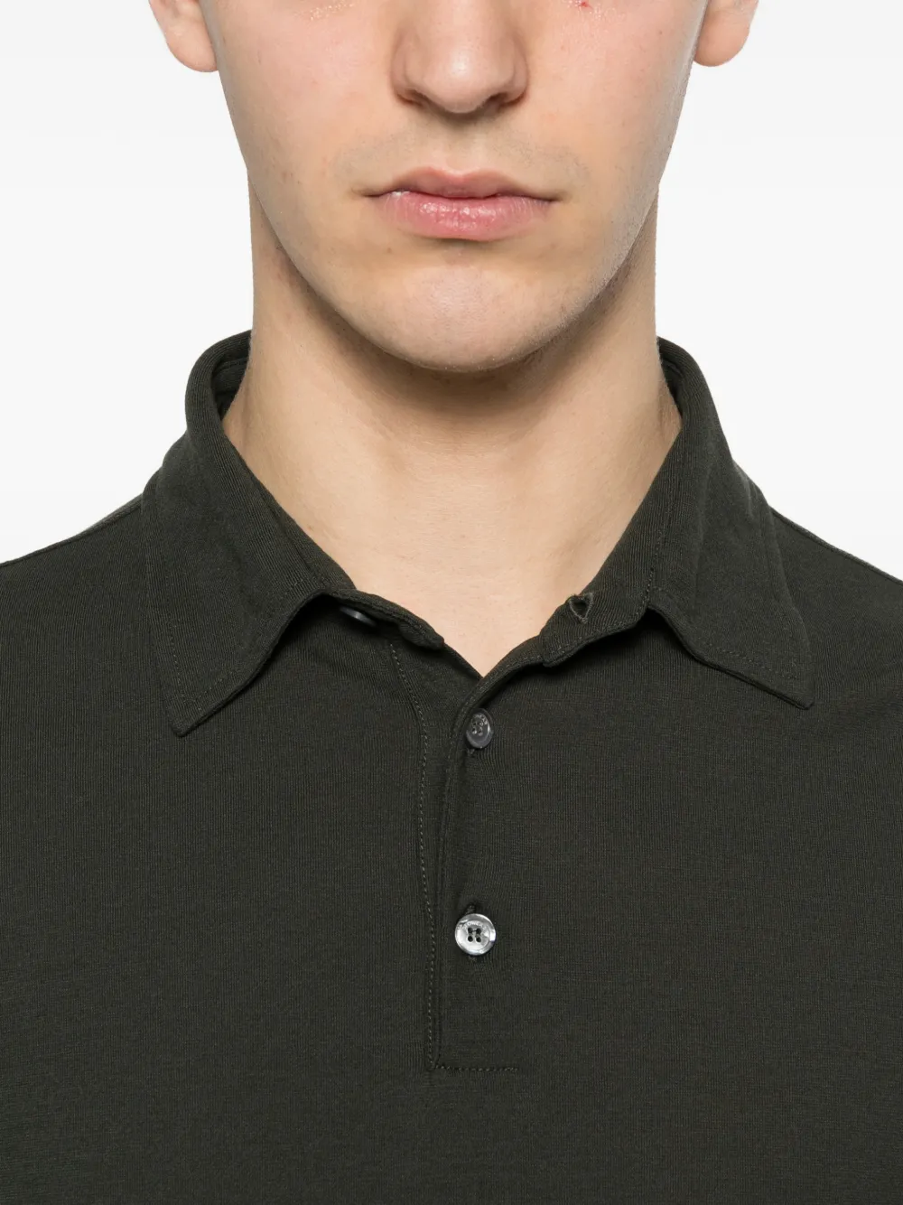 Zanone Poloshirt Groen