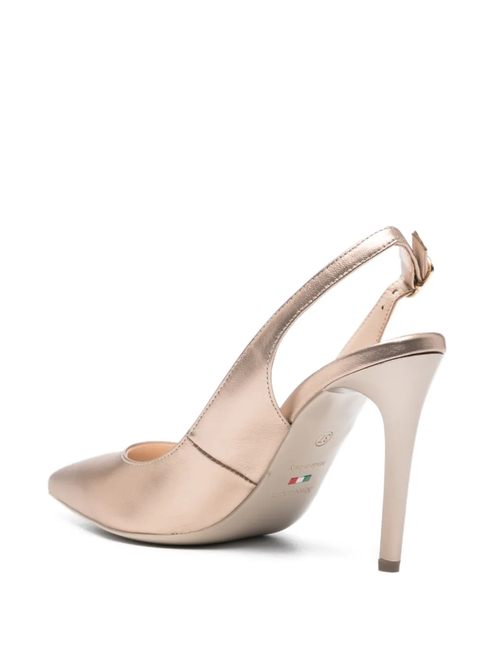 Buckle Leather Pumps