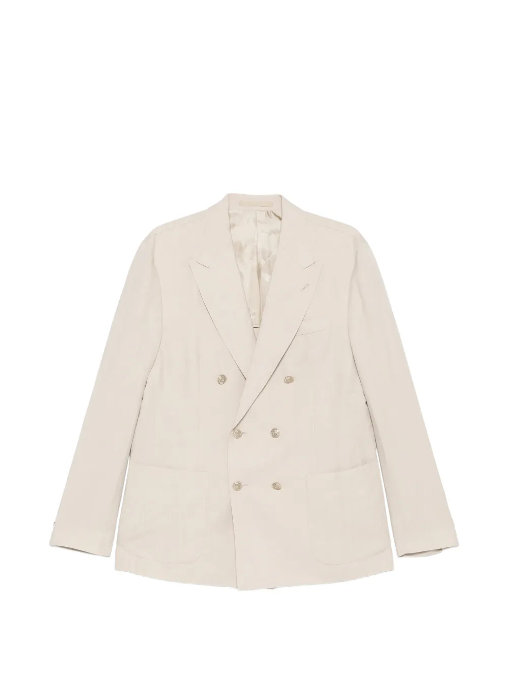 Eleventy double-breasted blazer - Toni neutri