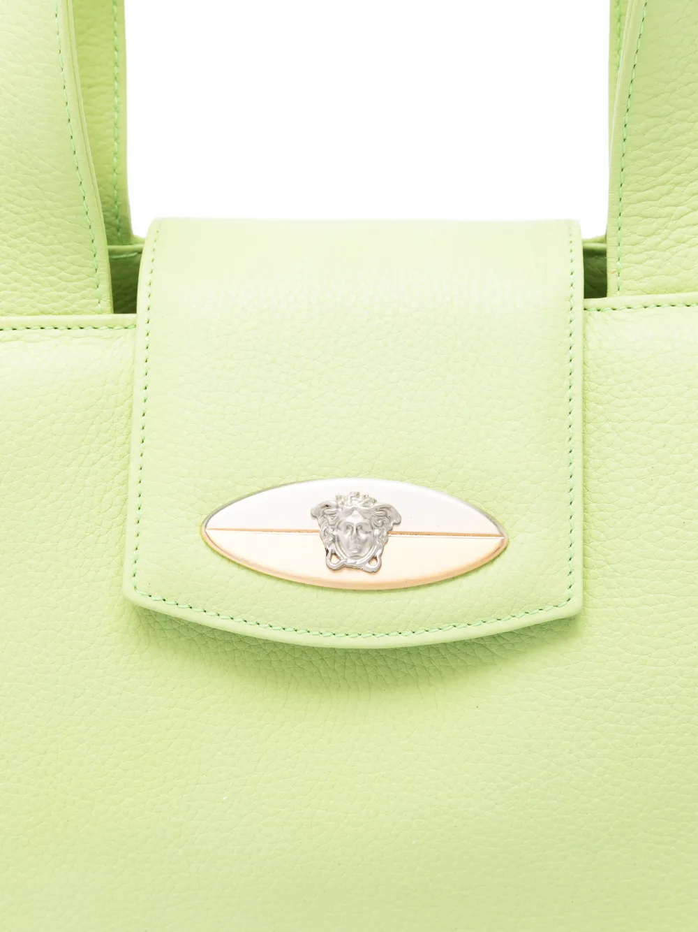  Versace Pre-owned 1990s Leather Tote Bag - Green 