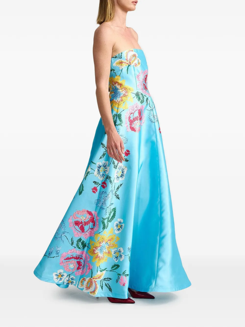  Aston Studio Vestido Largo Audrey - Azul 