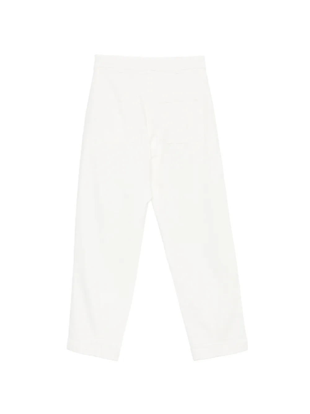  Eleventy Belt-loops Trousers - White 
