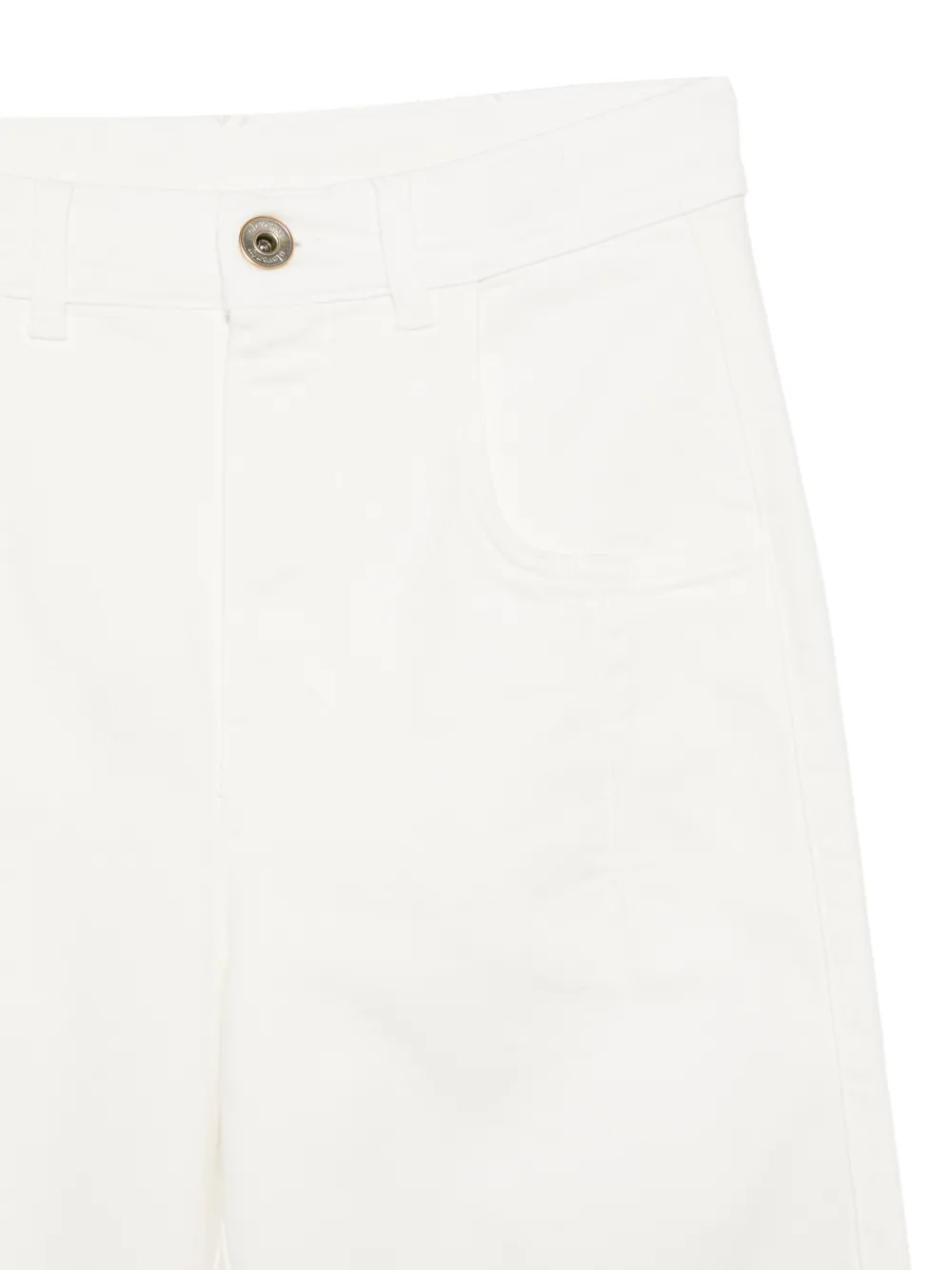  Eleventy Belt-loops Trousers - White 