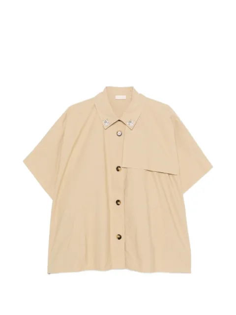 LIU JO poncho con detalles de cristal