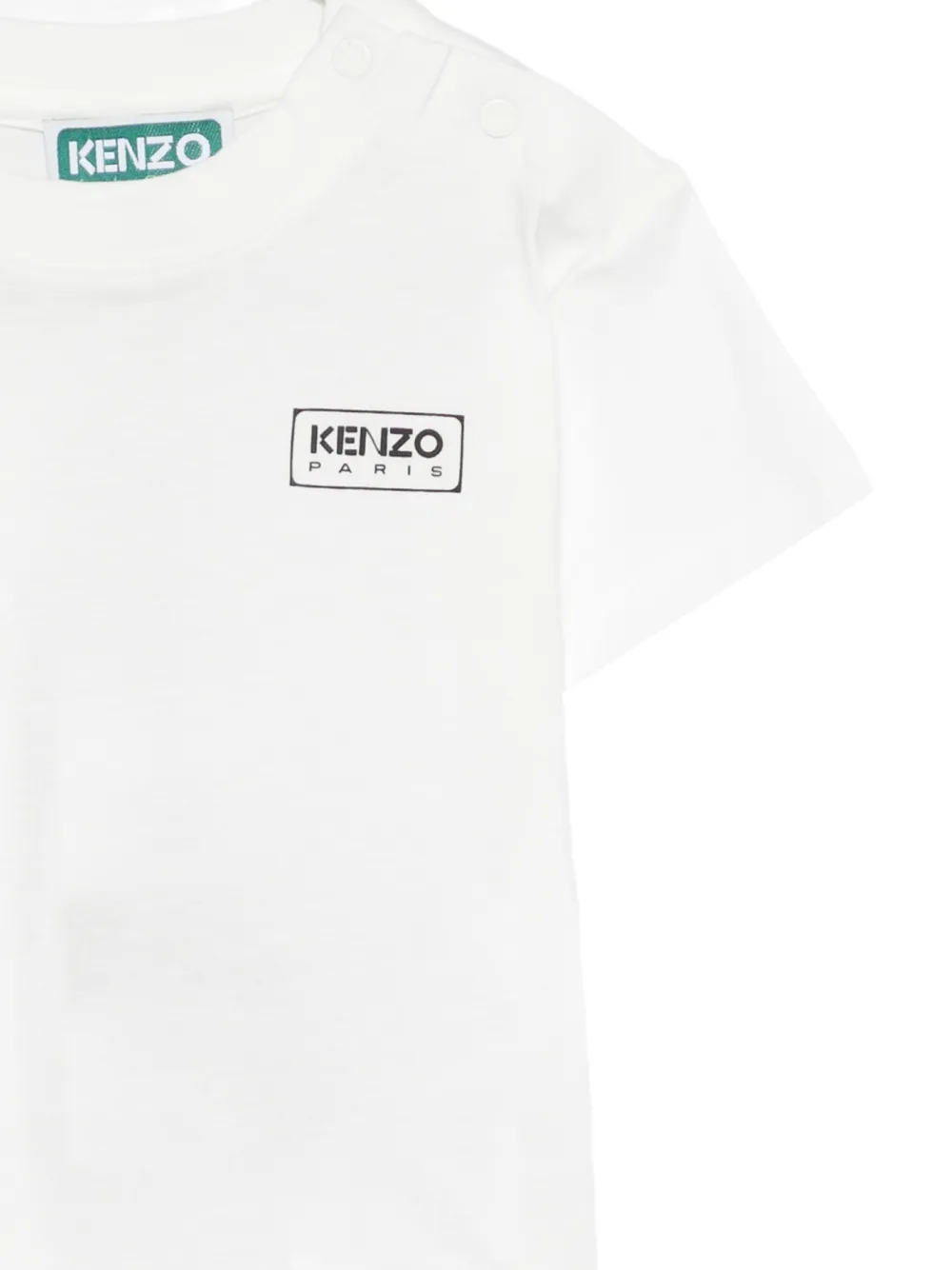 Kenzo Kids T-shirt met logo Wit