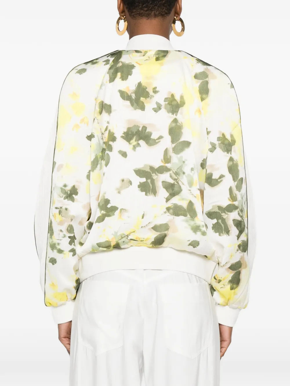LIU JO Bomberjack met bloemenprint Wit