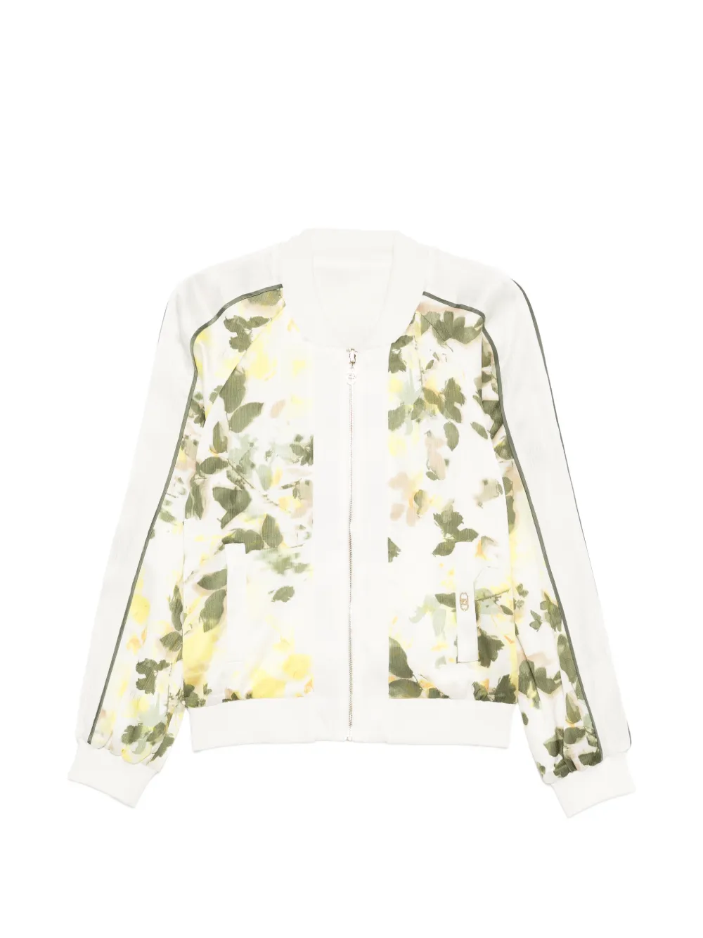 LIU JO Bomber a fiori - Bianco