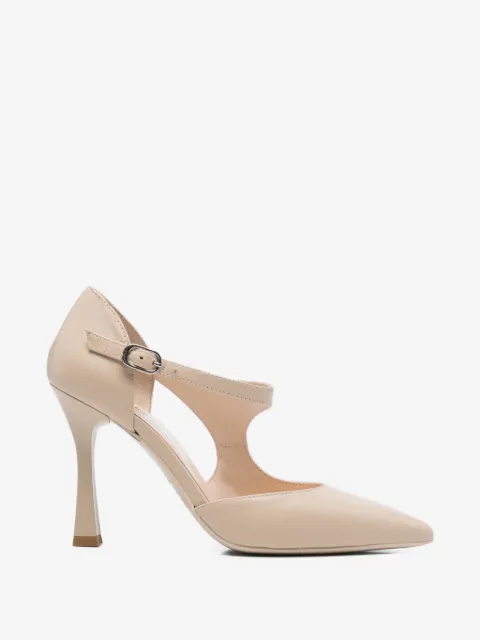 NERO GIARDINI zapatillas con correa y hebilla