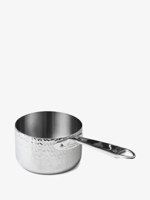 PENTOLE AGNELLI hammered inox saucepan