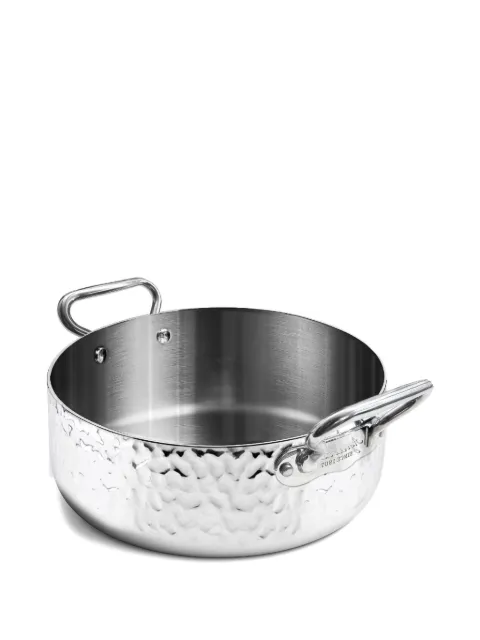 PENTOLE AGNELLI poêle en inox à fini martelé