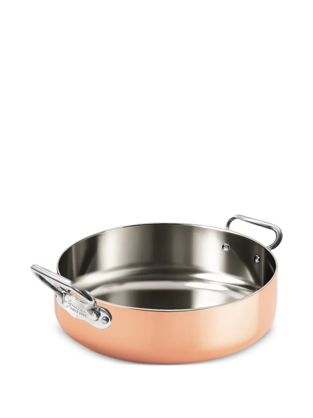 PENTOLE AGNELLI Koperen pan - Oranje