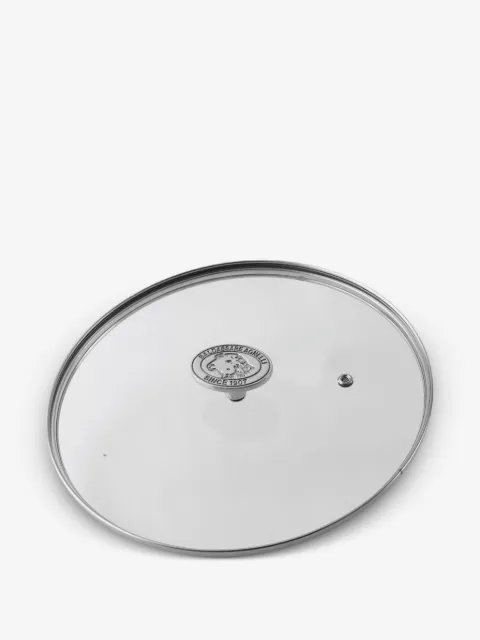 PENTOLE AGNELLI tapa de vidrio de acero inoxidable