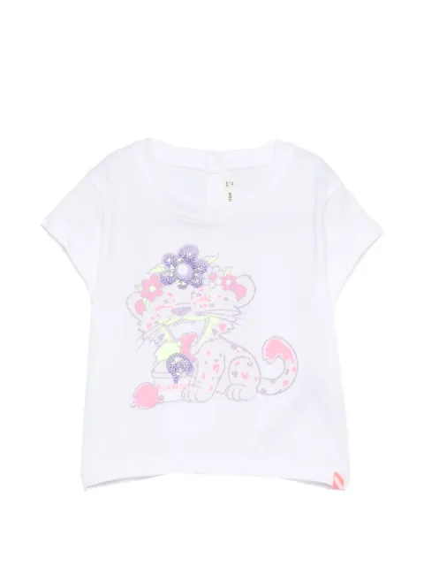 Billieblush Camiseta com estampa gráfica floral