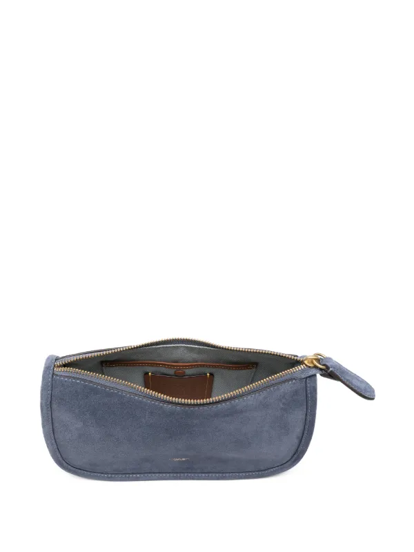 バッグ COACH suede one shoulder bag Coach Suede Shoulder Bag | Blue | FARFETCH AO