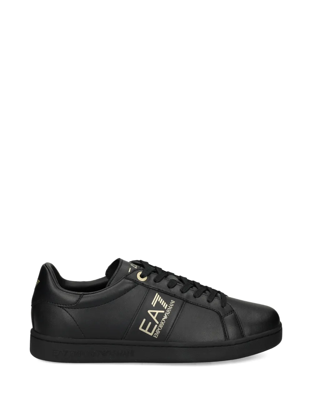 Ea7 Emporio Armani EA7 Classic leather sneakers Zwart