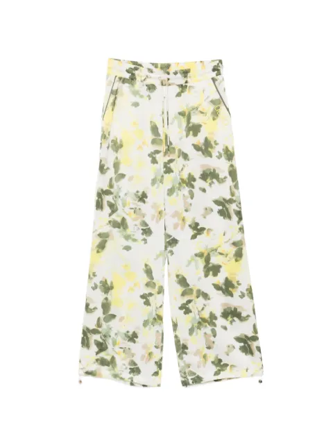 LIU JO floral-print trousers