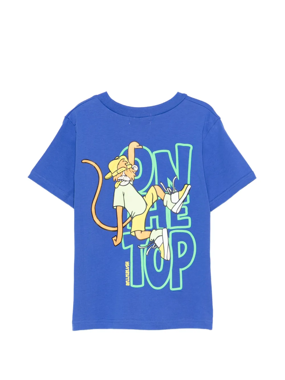 Billieblush T-shirt met print en ronde hals Blauw
