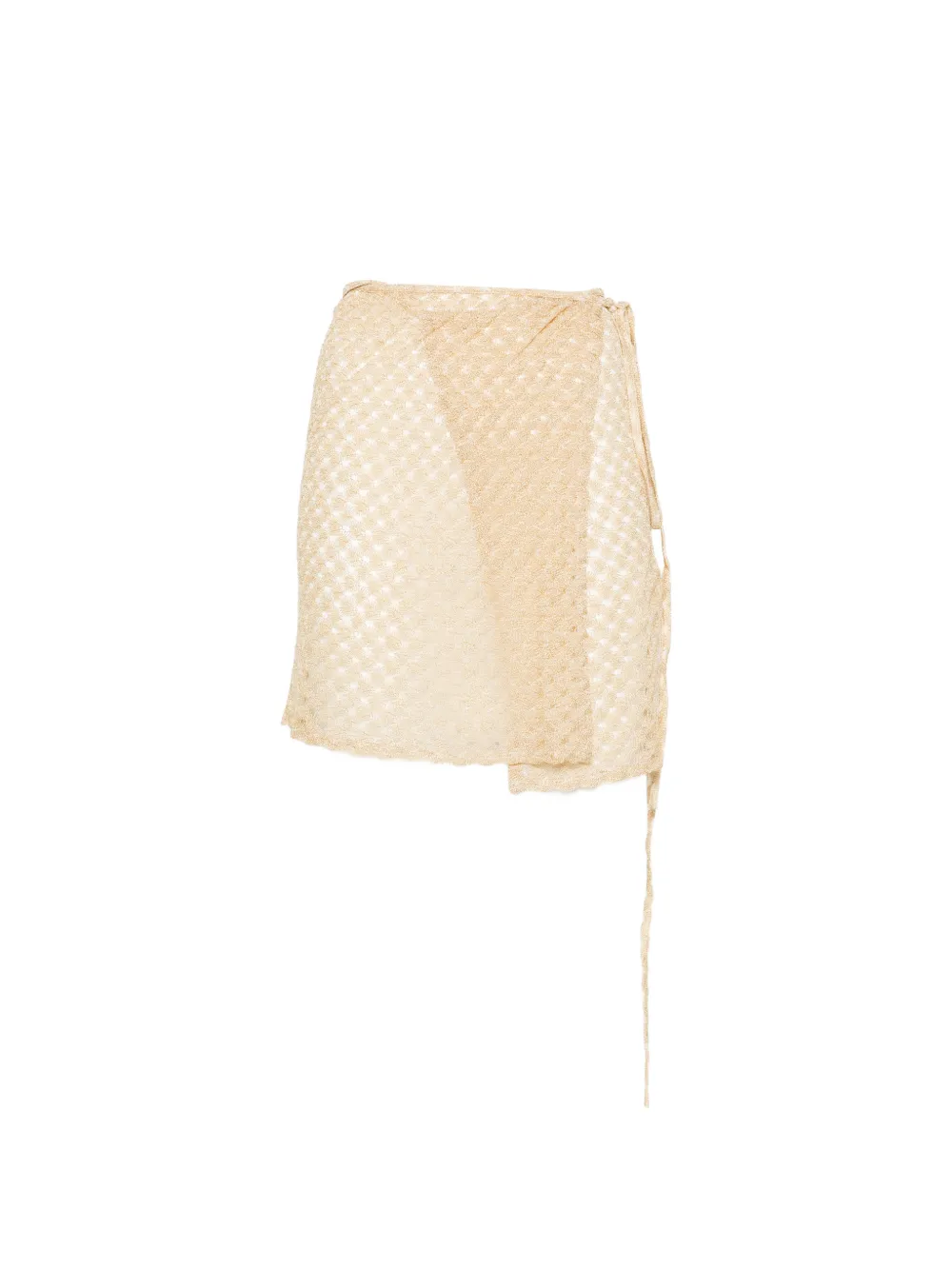 Missoni crochet wrap skirt - Oro