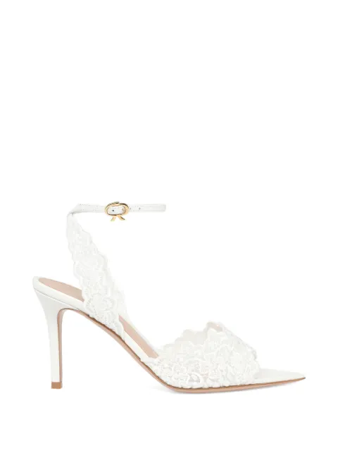 Gianvito Rossi lace Yvonne sandals