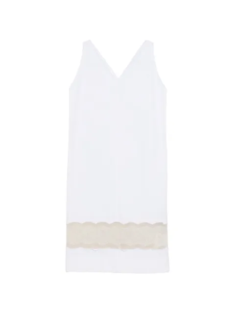 Carven V-neck lace midi dress