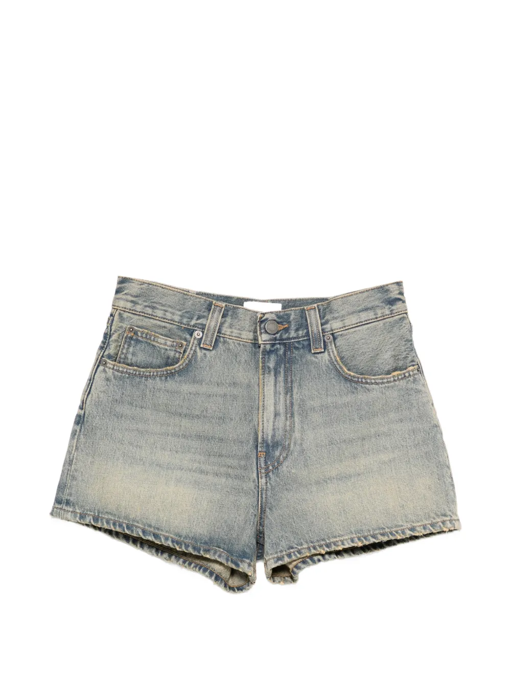 Haikure pocket denim shorts - Blu
