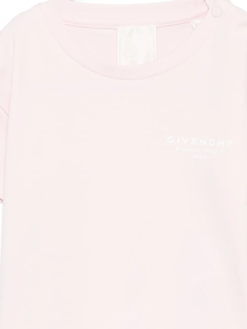 Givenchy Kids T-shirt met logoprint Roze
