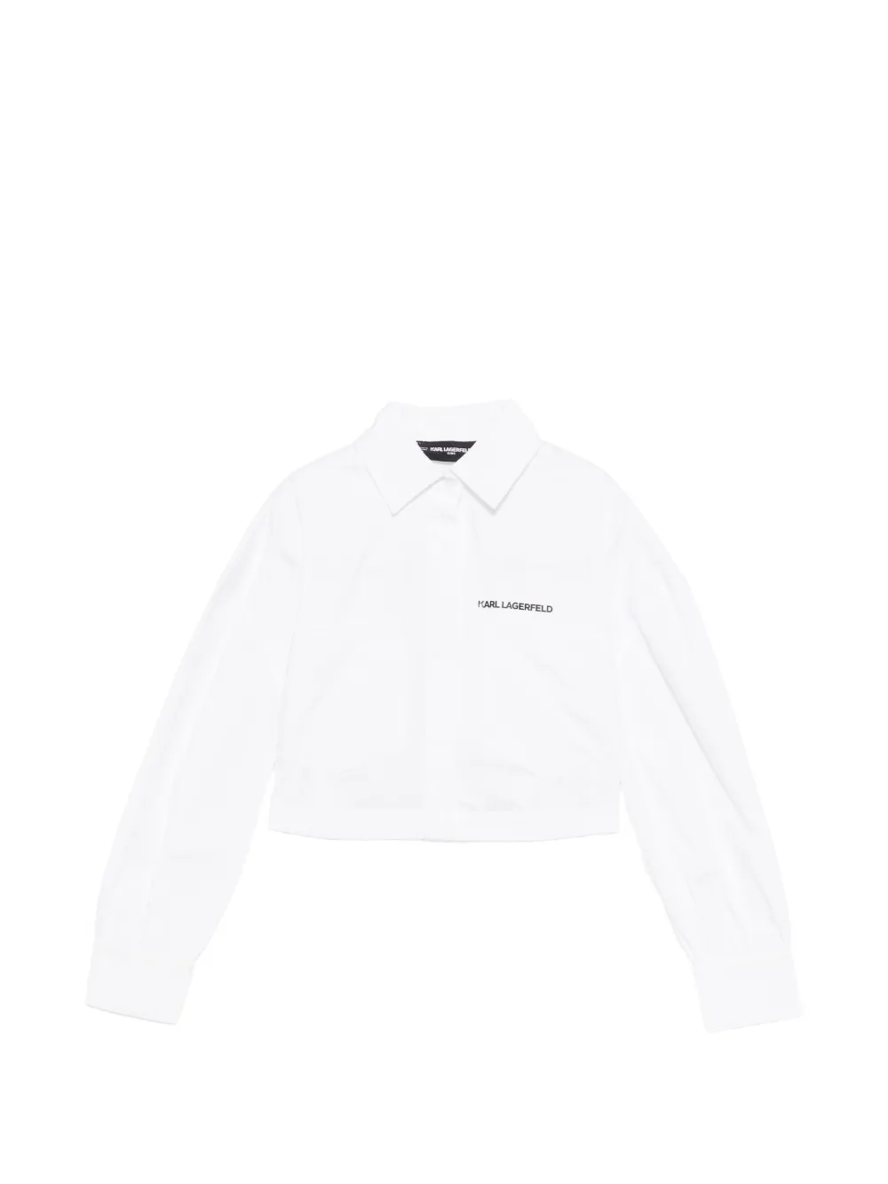 Karl Lagerfeld Kids logo-detail shirt - Bianco