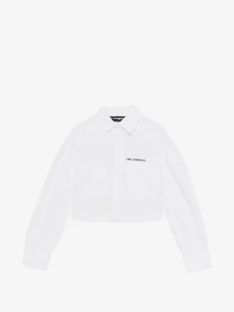 Karl Lagerfeld Kids logo-detail shirt