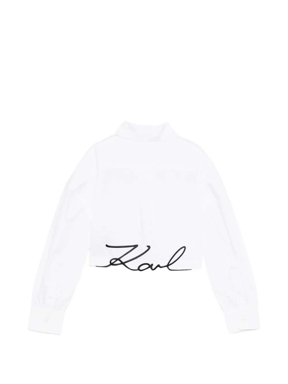 Karl Lagerfeld Kids Shirt met logo Wit
