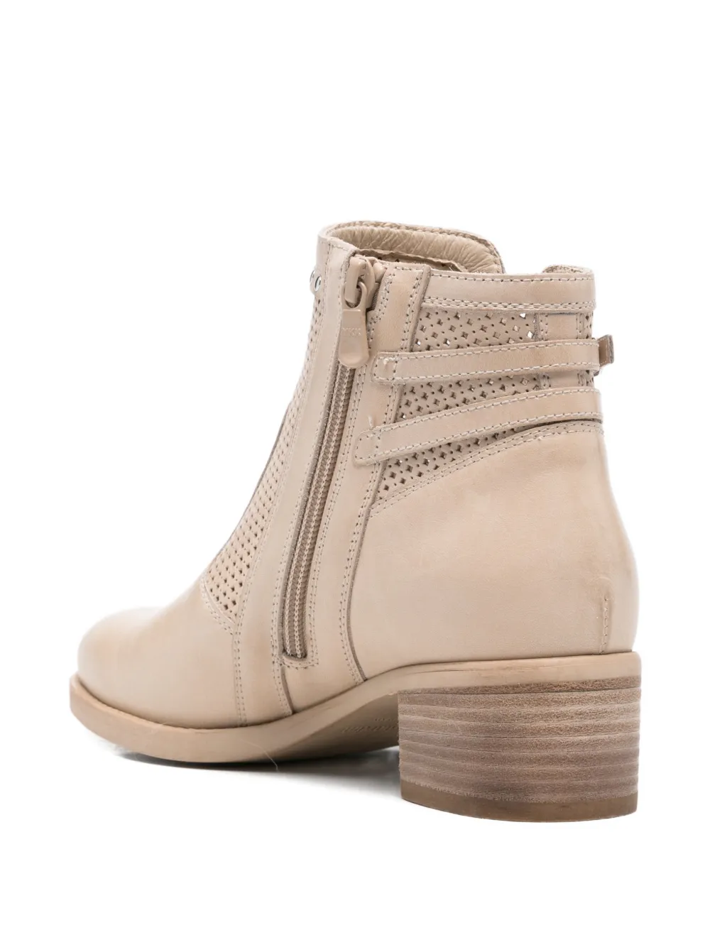 NERO GIARDINI Laarzen met gesp en studs Beige