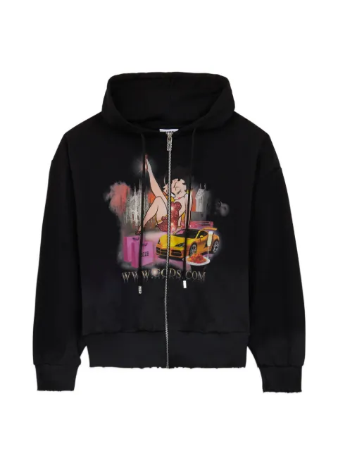 GCDS sudadera con capucha y cremallera de GCDS x Betty Boop