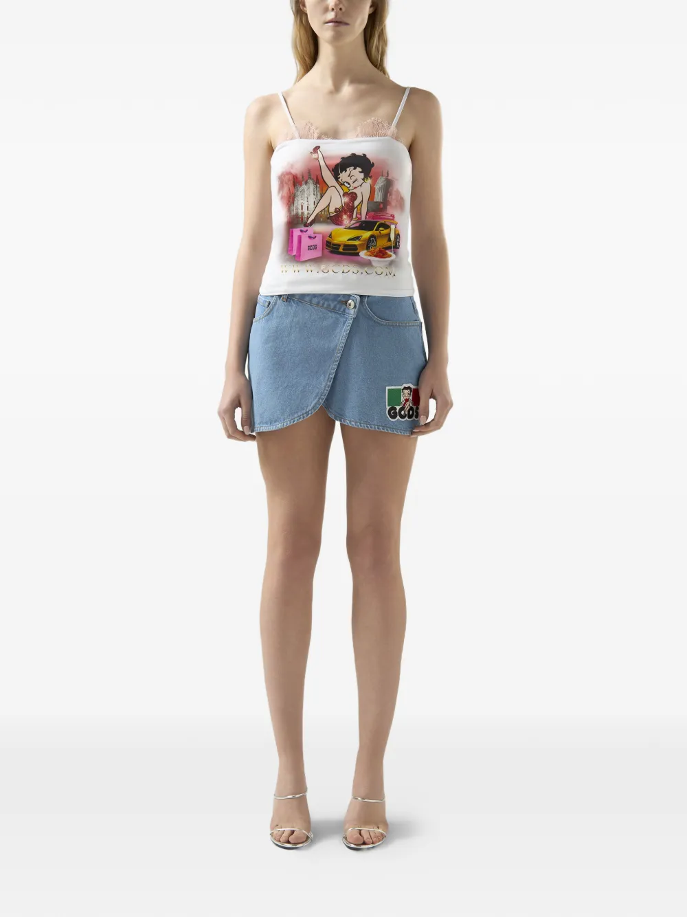  Gcds Betty Boop Top - White 