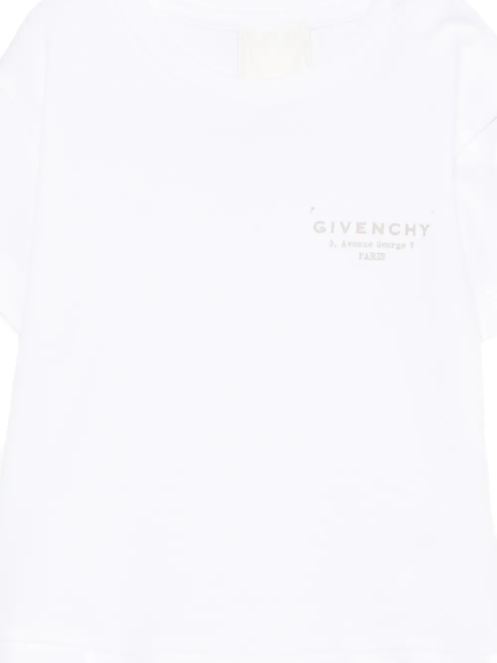 Givenchy Kids Jurk met ruches en logodetail Wit