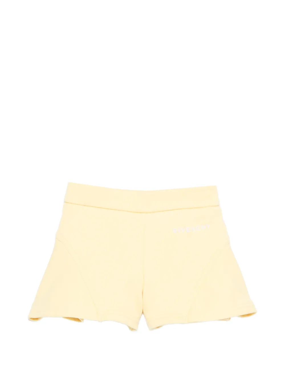 Givenchy Kids logo-detail shorts - Giallo