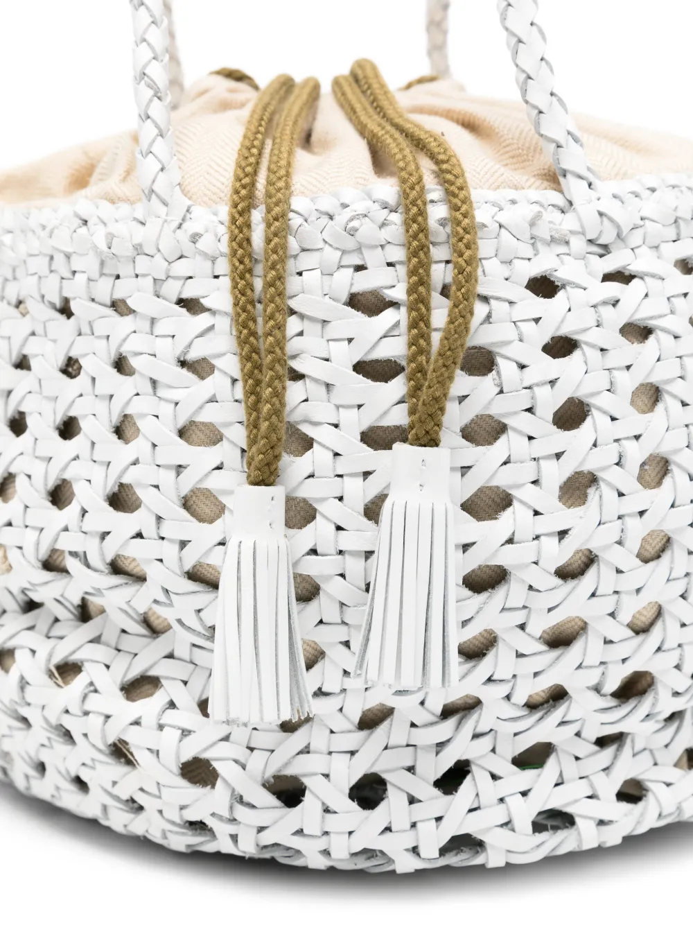 Joventus Woven Tassel Tote Bag