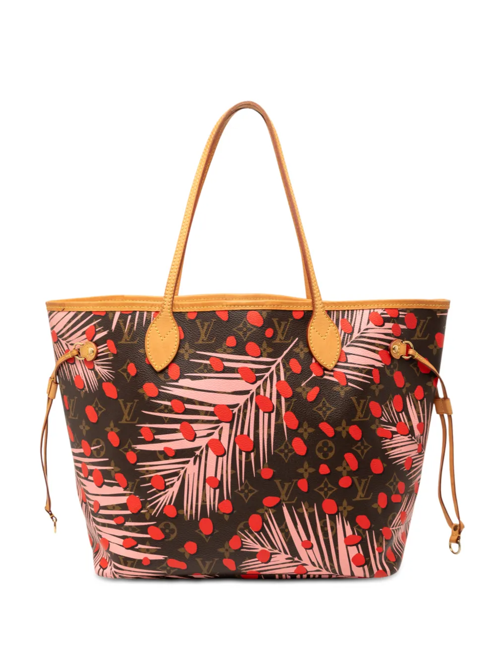 Louis Vuitton Pre-Owned 2016 Monogram Jungle Dots Neverfull MM tote bag - Marrone