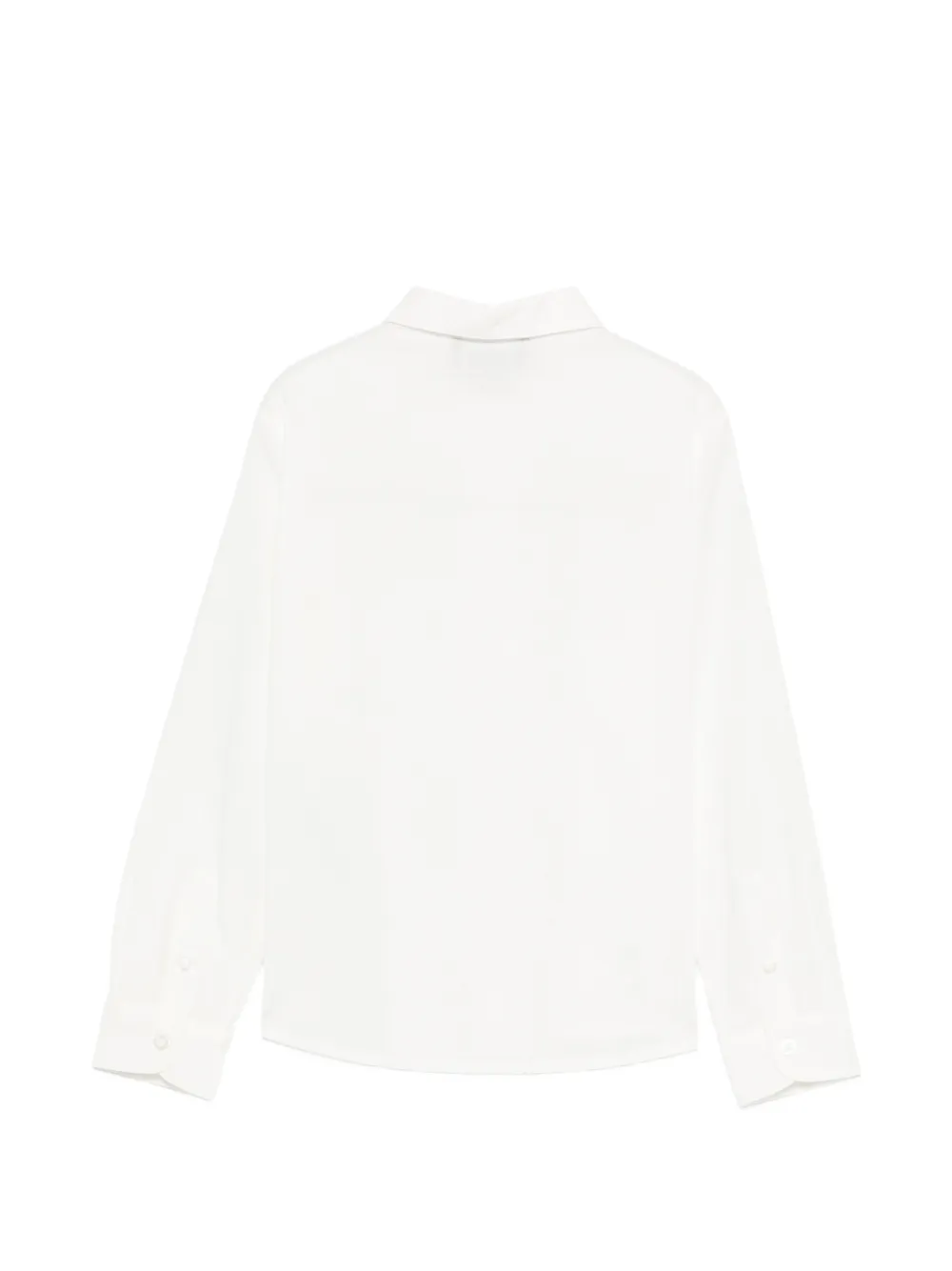 Emporio Armani Kids Shirt met lange mouwen Wit