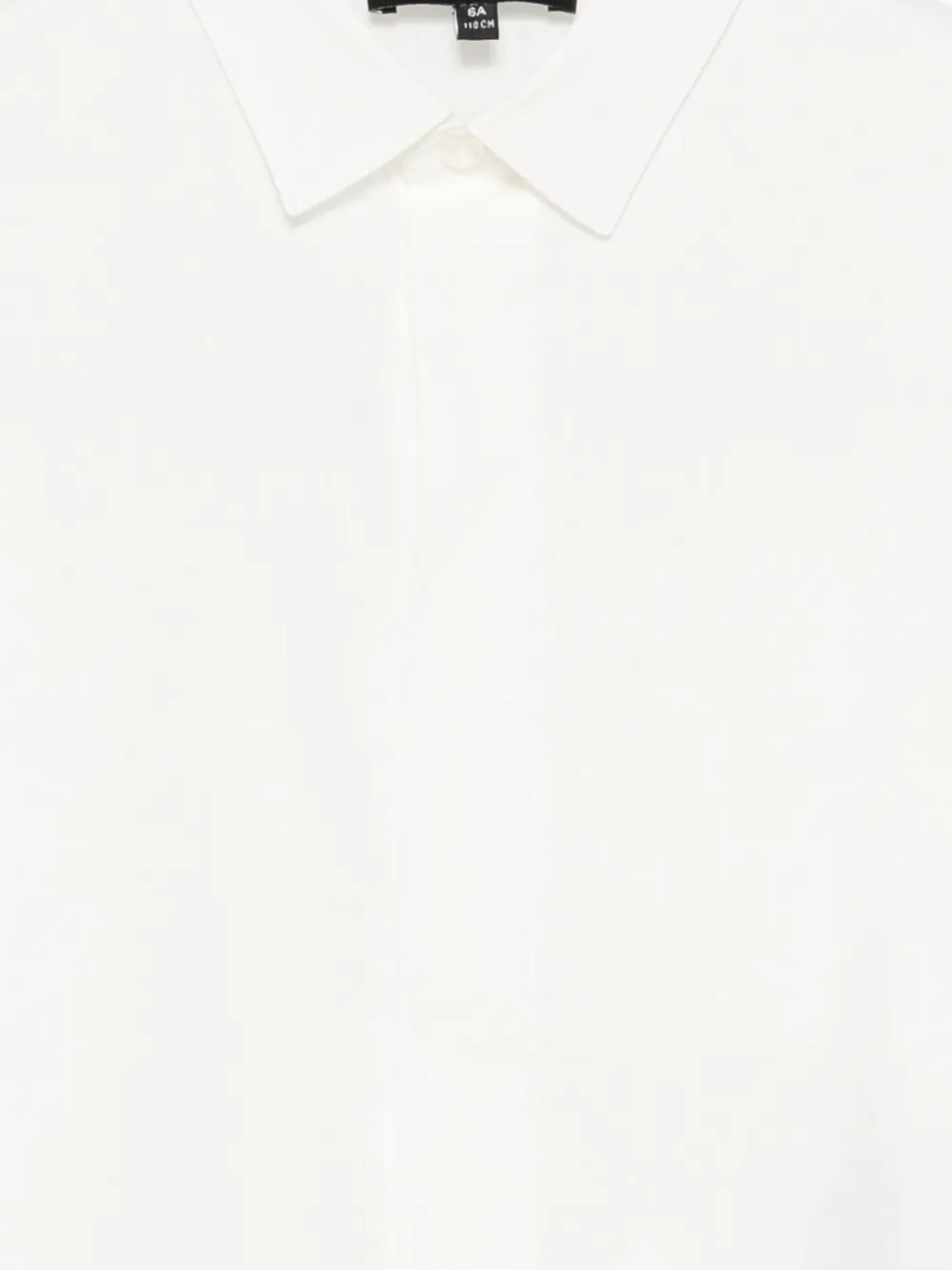 Emporio Armani Kids Shirt met lange mouwen Wit