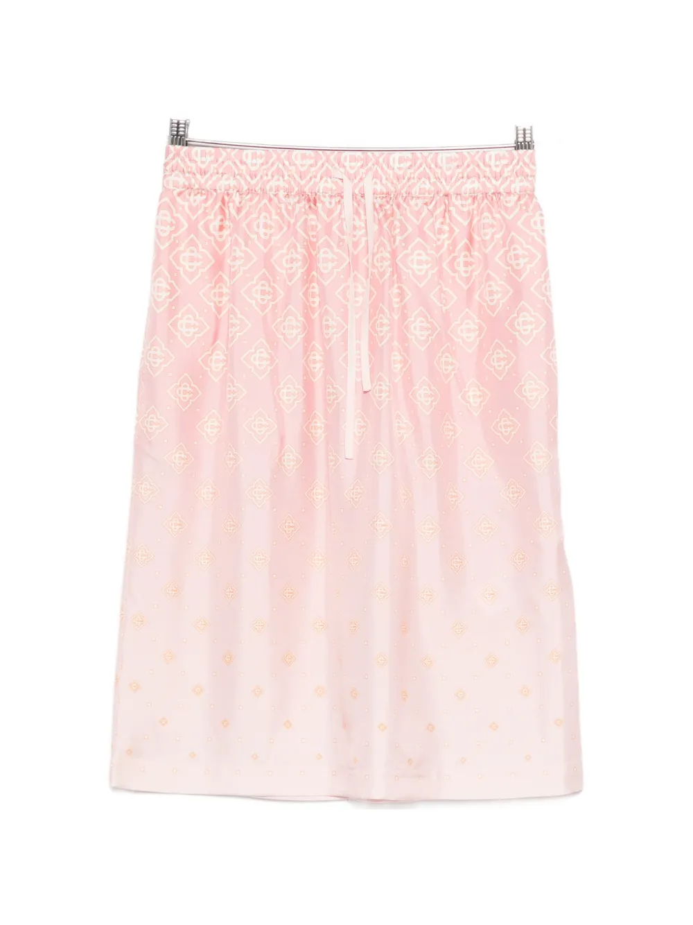 Casablanca drawstring-fastening midi skirt - Rosa