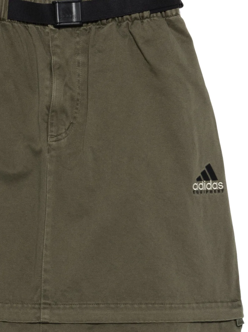  Adidas Belted Midi Skirt - Green 