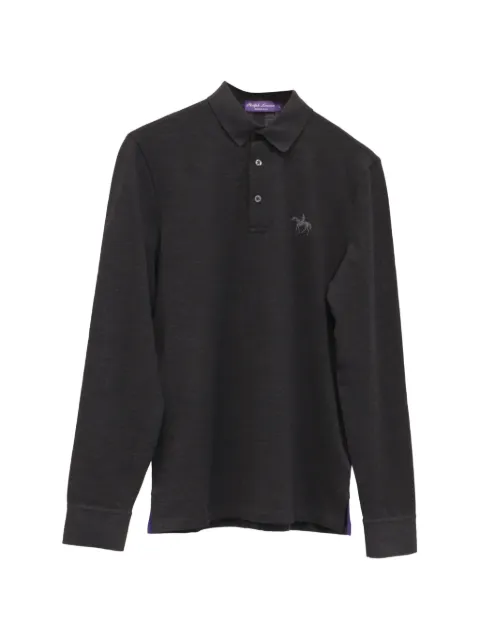 Ralph Lauren Vintage logo-embroidered long-sleeve polo shirt