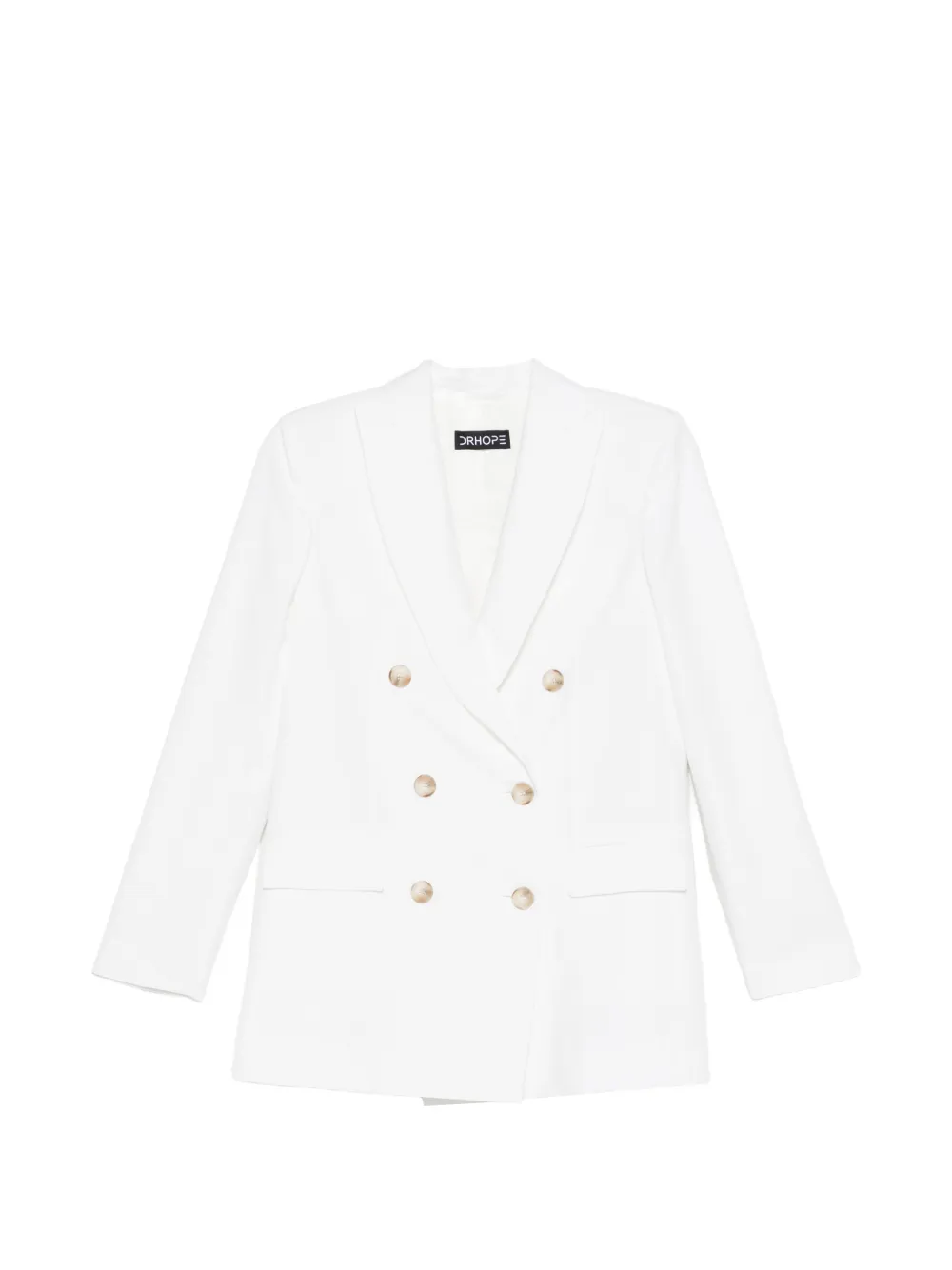 DRHOPE double-breasted blazer - Bianco