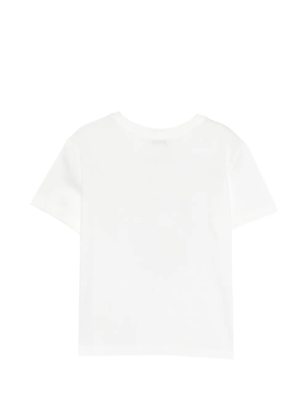 Dolce & Gabbana Kids T-shirt met logo van stras Wit
