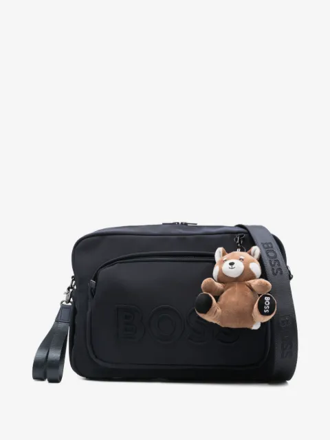 BOSS Kidswear embossed changing bag