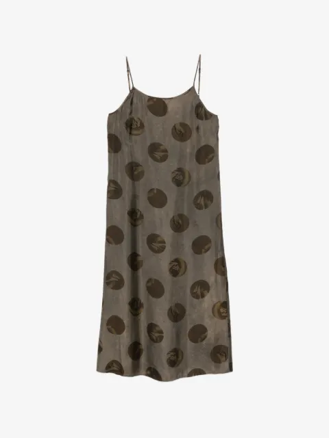 Uma Wang printed slip midi dress