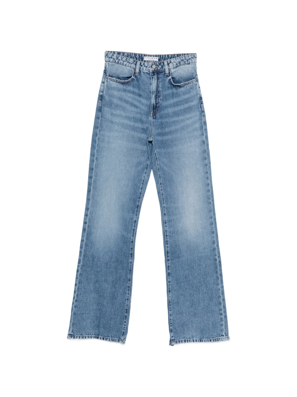 ICON DENIM raw edge trousers - Blu