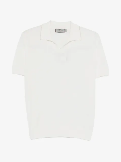 Canali polo-collar shirt